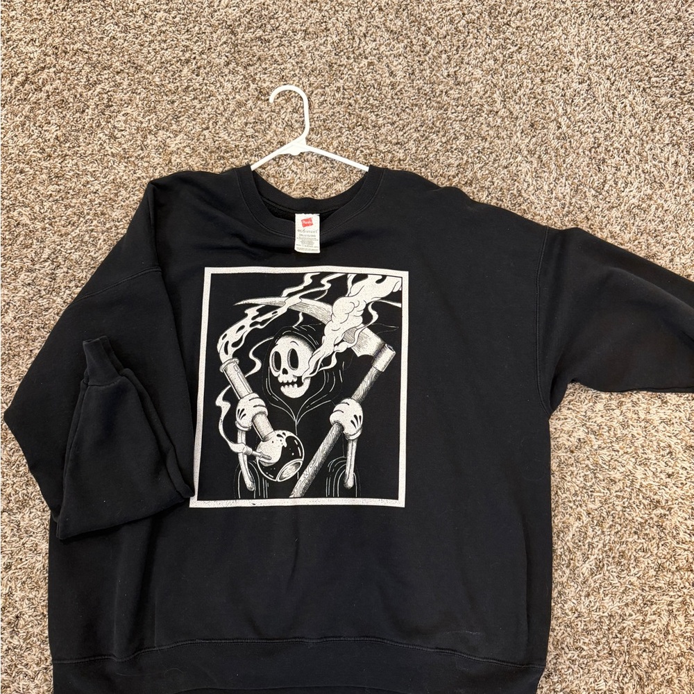 Y2K Crewneck | Grim Reaper Sweatshirt